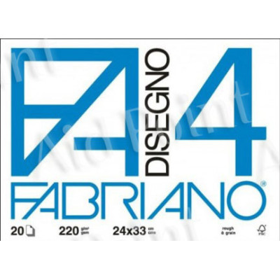 FABRIANO BLOCCO F4 24X33 LISCIO